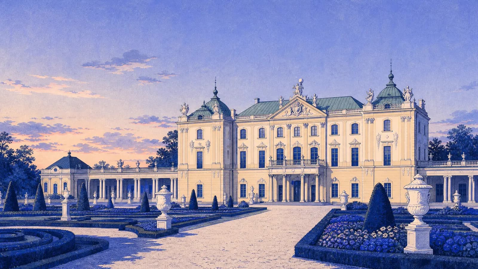Ilustracja: Pałac Branickich, Białystok