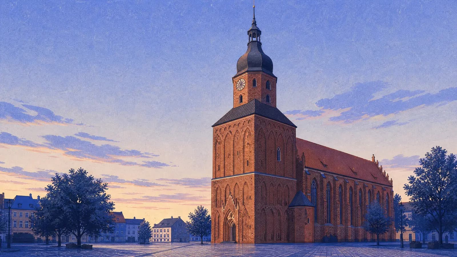 Ilustracja: Katedra Wniebowzięcia NMP, Gorzów Wielkopolski