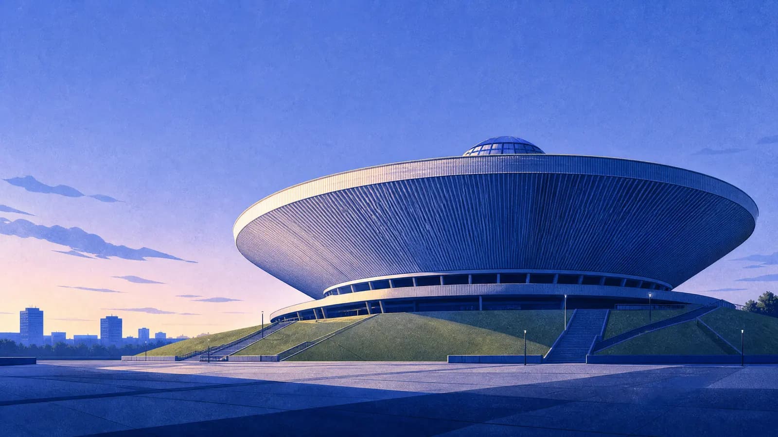 Ilustracja: Spodek, Katowice