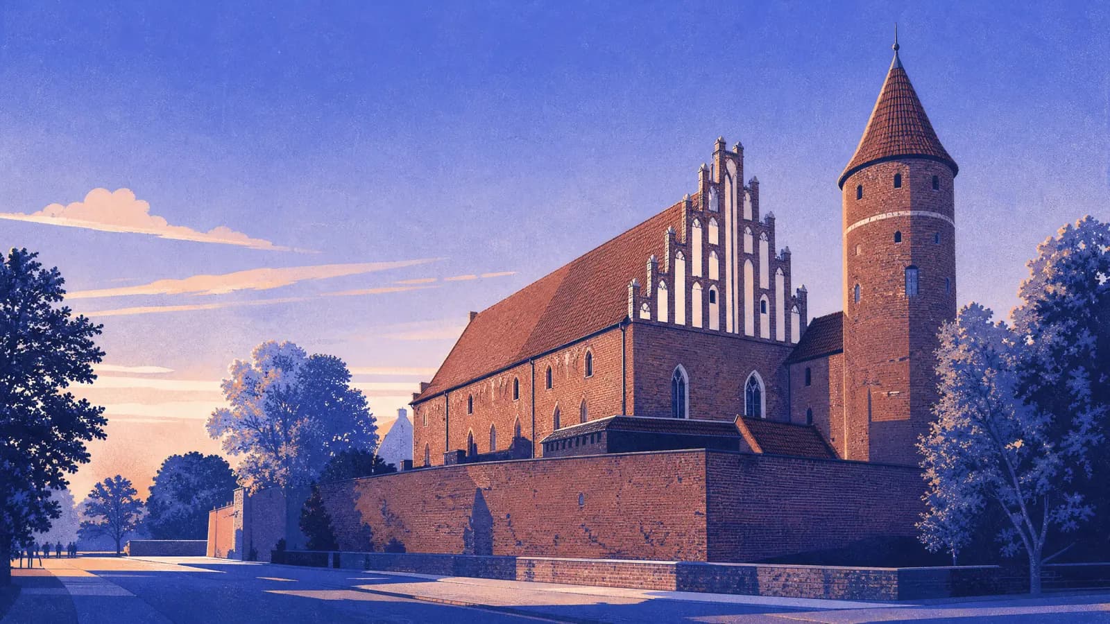 Ilustracja: Zamek Kapituły Warmińskiej, Olsztyn