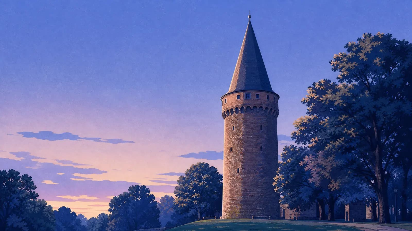 Ilustracja: Wieża Piastowska, Opole