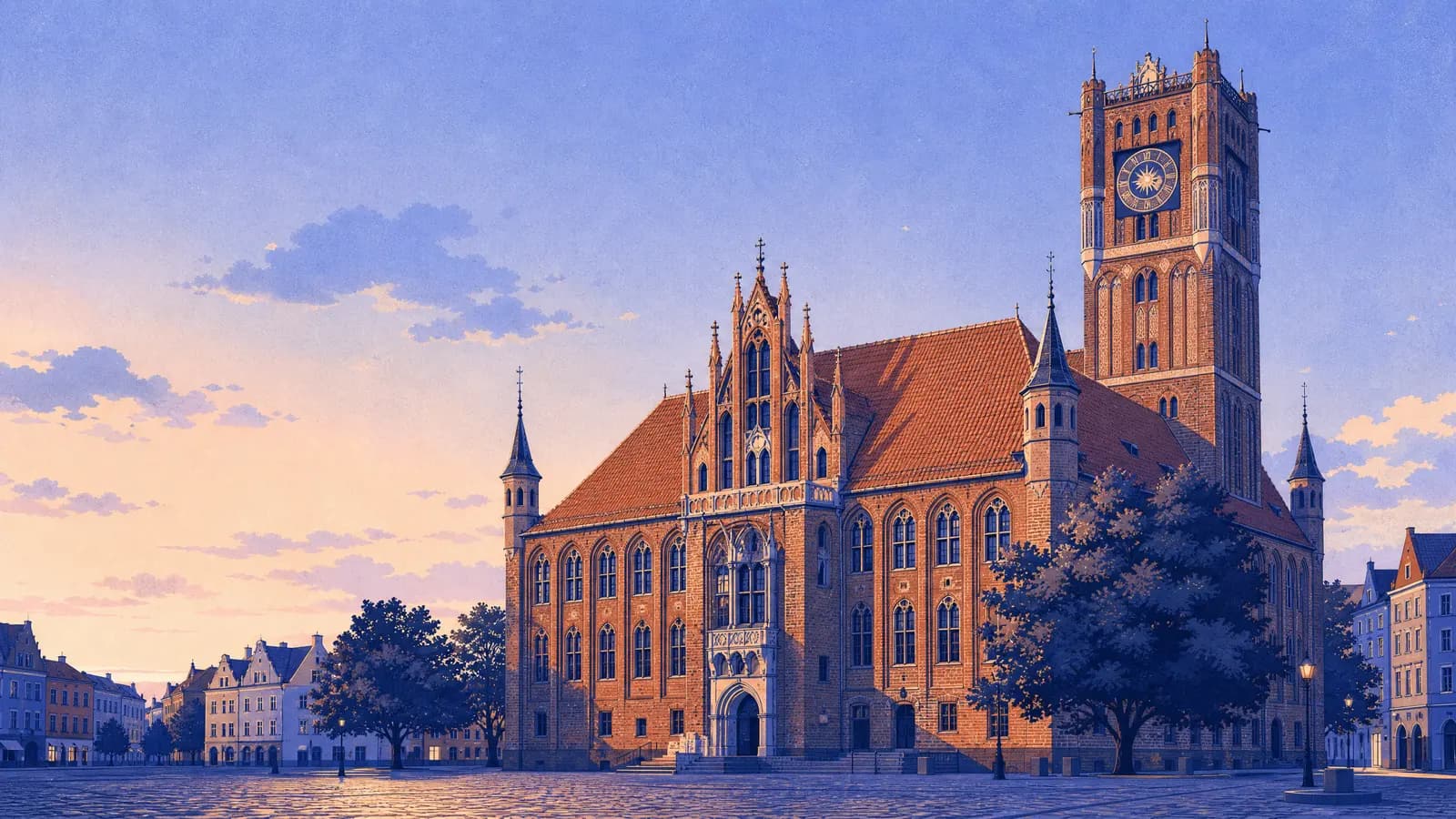 Ilustracja: Ratusz Staromiejski, Toruń