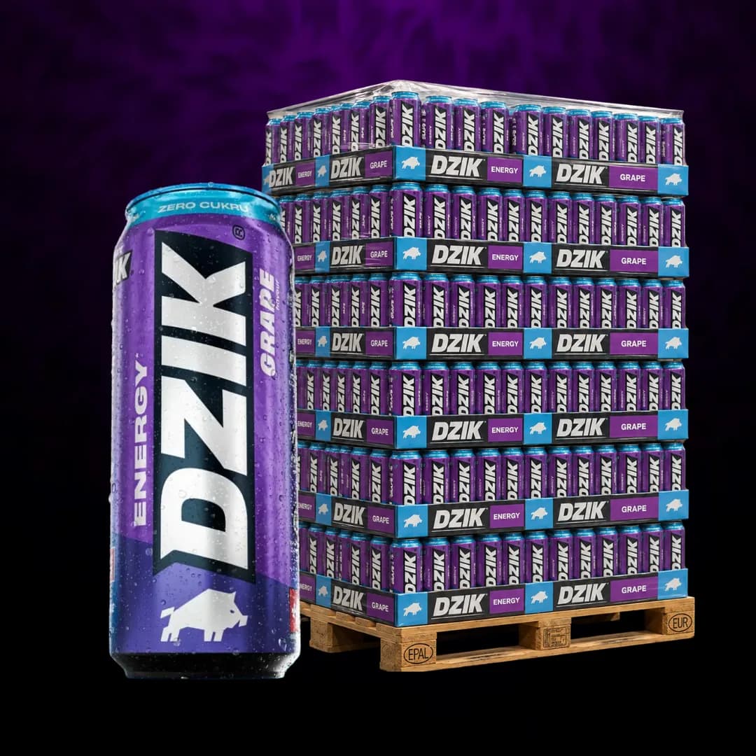 DZIK Energy Grape 500 ml