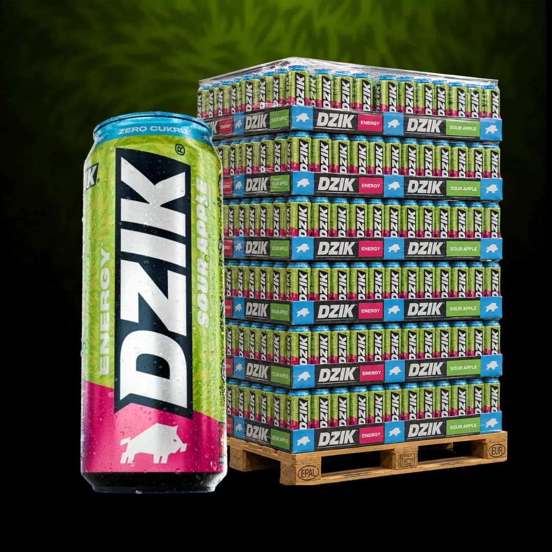 DZIK Energy Sour Apple 500 ml