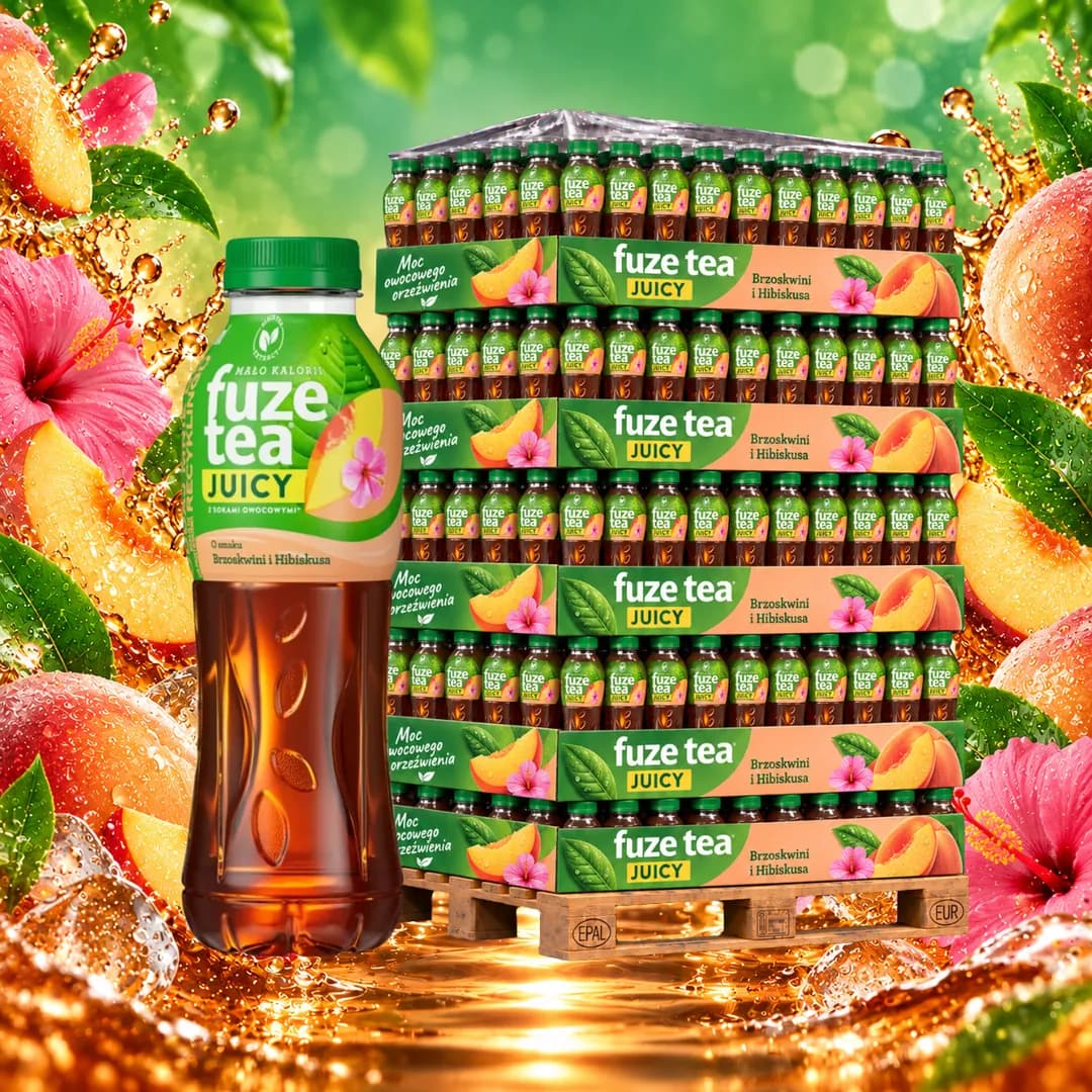 FuzeTea Brzoskwinia Zielona 500 ml