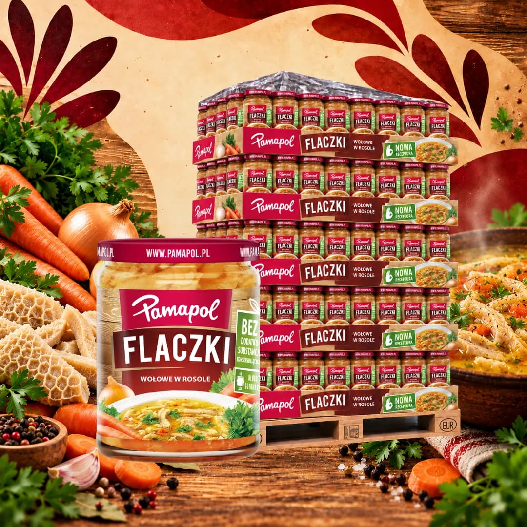 Pamapol Flaczki wołowe w rosole 500 g