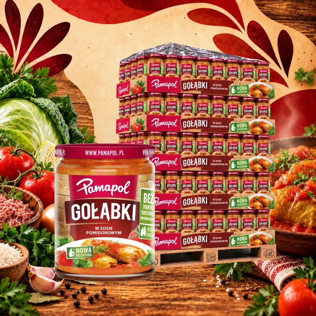 Pamapol Gołąbki w sosie pomidorowym 500 g