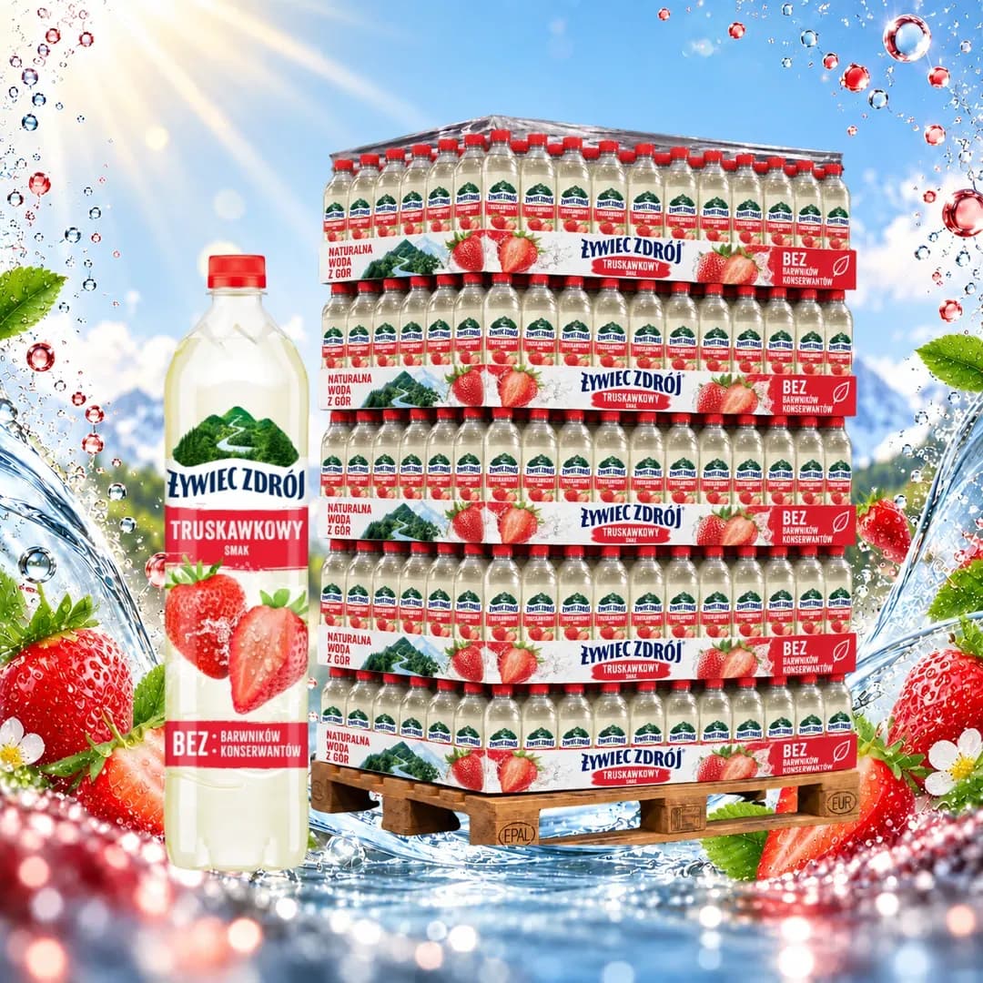 Żywiec Zdrój Truskawka 1,2 l